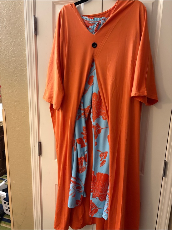 Pants - 2 piece xxl long pants with duster